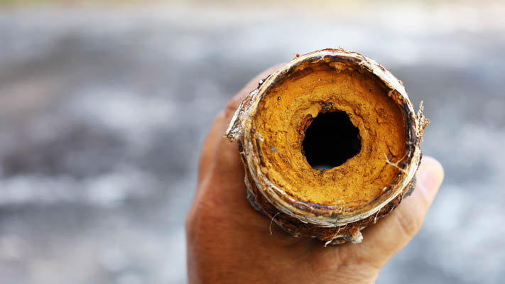 Rusty Galvanized Pipes Rusty or Discolored Water in Atlanta